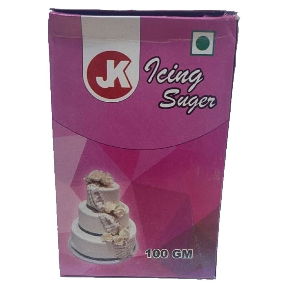 JK White 100gm Icing Sugar, For Bakery, Powder