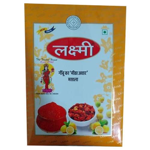 Laxmi 250 Gm Sweet Lemon Pickle Masala, Packaging Type: Packet