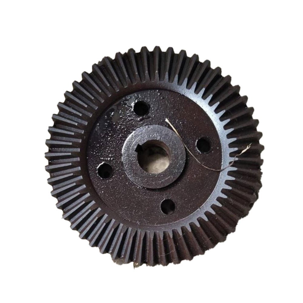 Round Mild Steel 9 bolt Oil expeller bawel gear, For Industrial