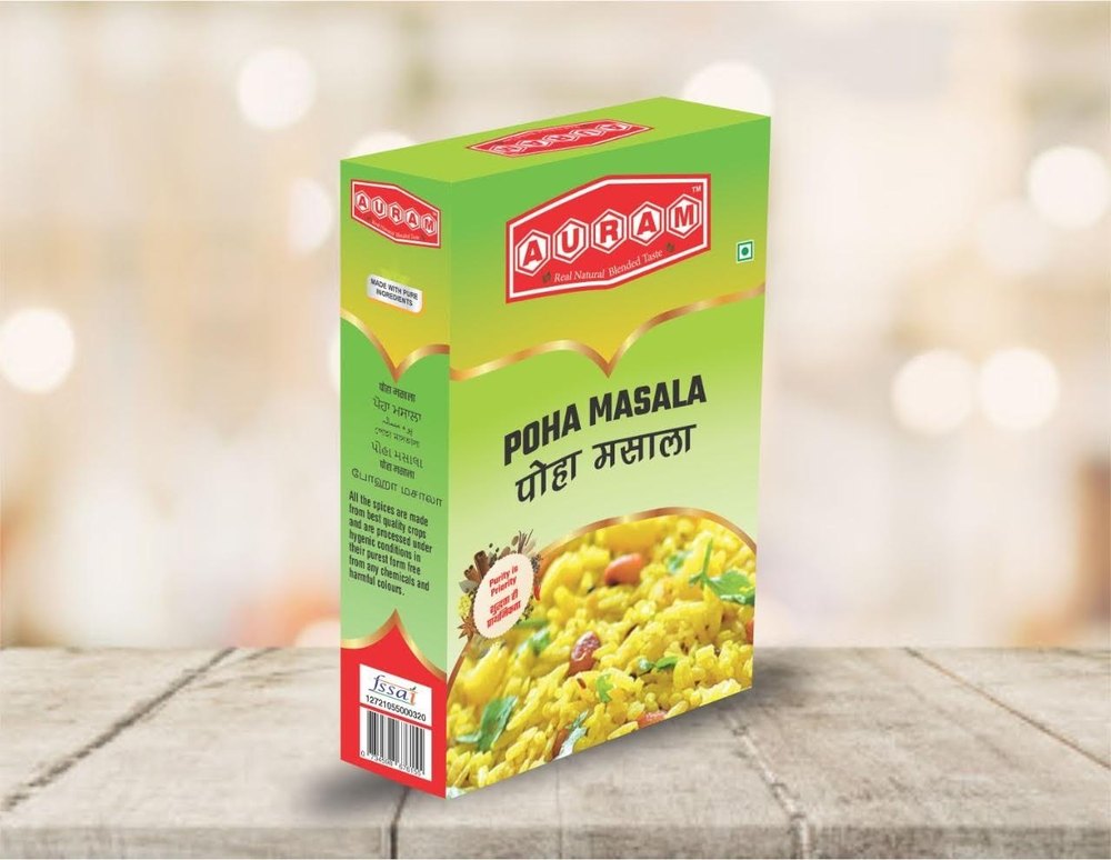 Auram Poha Masala, Packaging Size: 100gm, Packaging Type: Box