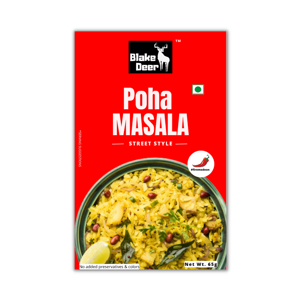 Blakedeer Poha Masala, Packaging Size: 65g, Packaging Type: Box