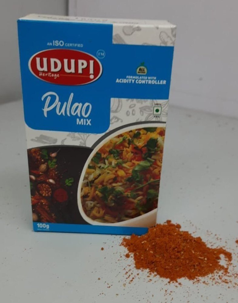 Udupi Pulao Mix Masala, Packaging Size: 100 g, Packaging Type: Box