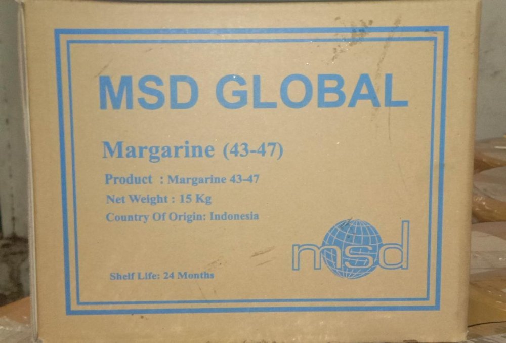 MSD GLOBAL Yellow Margarine 43 47, For Bakery, Packaging Size: 20 kg