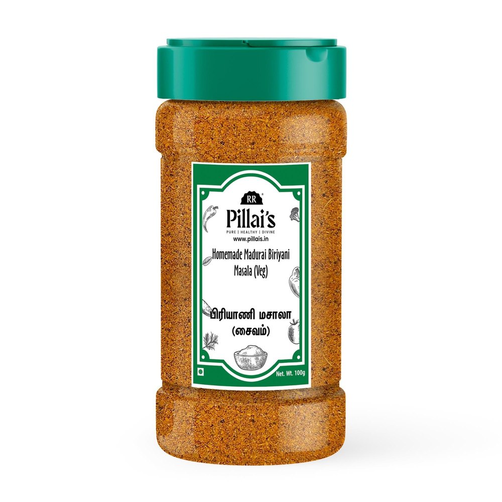 Homemade Madurai Biryani Masala Powder, Packaging Size: 100g