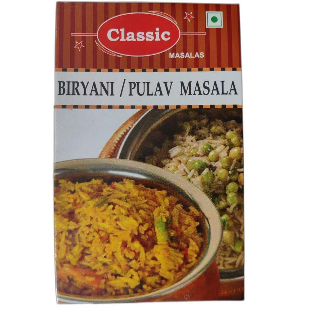 Classic Biriyani Pulav Masala, Packaging Size: 100 g, Packaging Type: Box