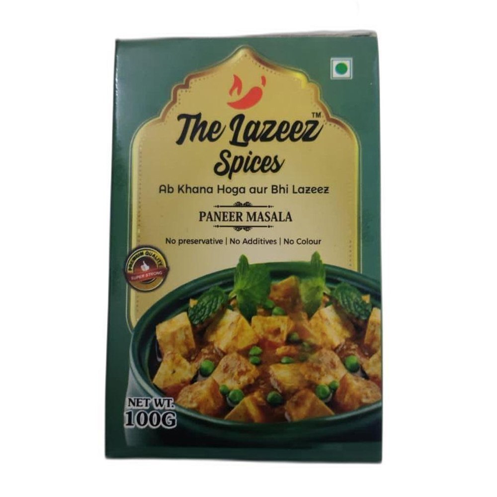 100 gm Lazeez Paneer Masala, Packaging Type: Box