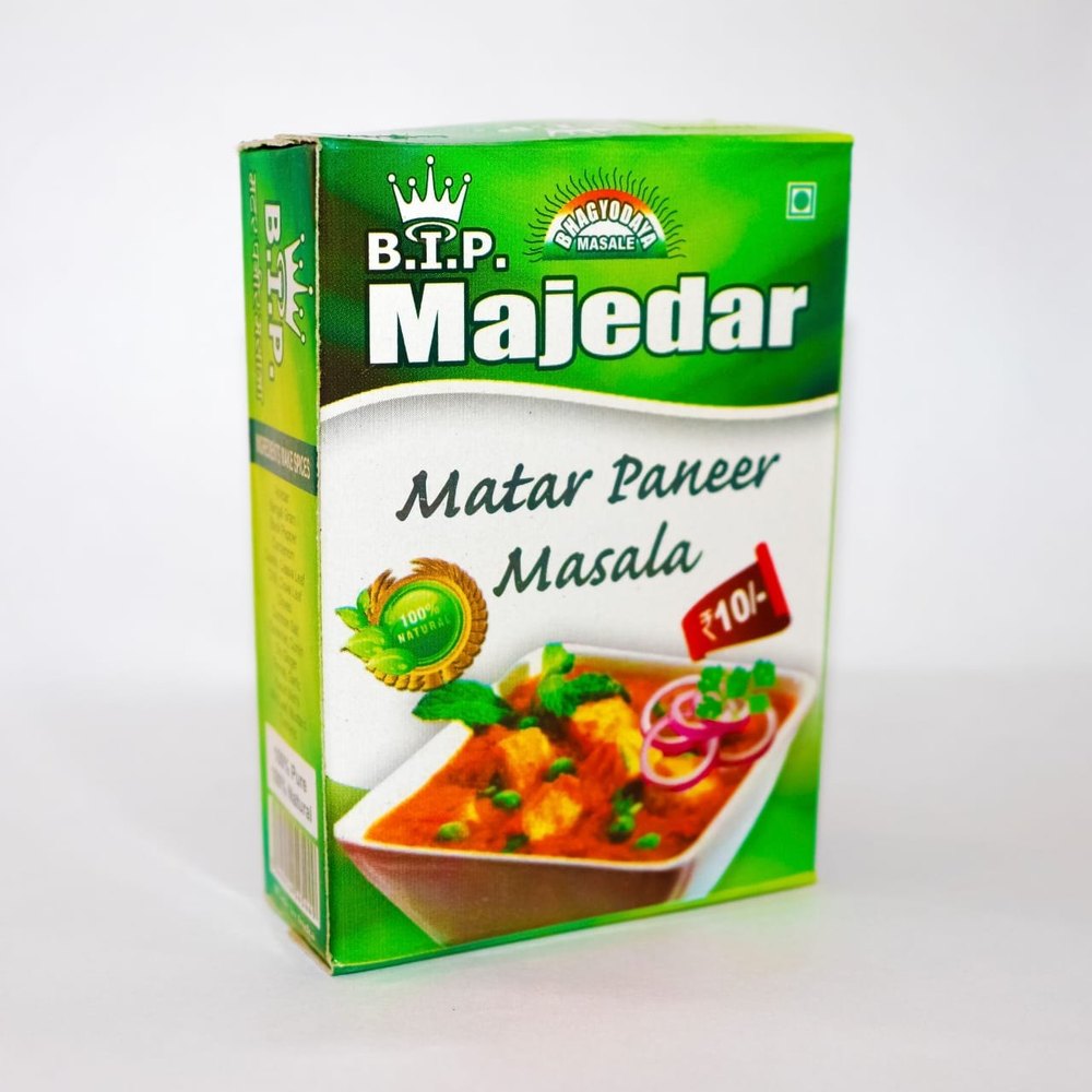 Bhagyodaya BIP Majedar Matar Paneer Masala, Packaging Size: 16gm, Packaging Type: Box