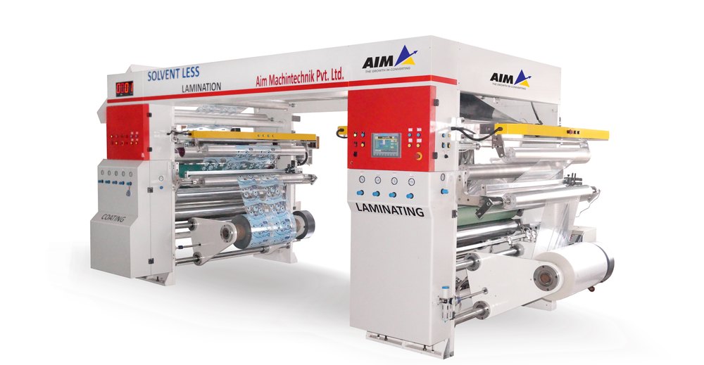 Aim New Solventless Lamination Machine, For Plastic Lamination