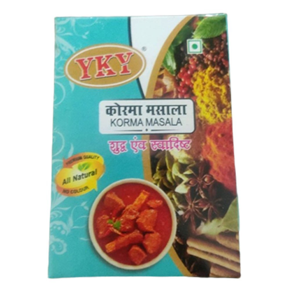 YKY 100gm Korma Masala, Packaging Type: Box