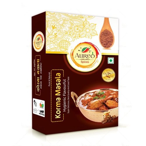Aureo Spices Korma Masala, Packaging Size: 50 g, Packaging Type: Box
