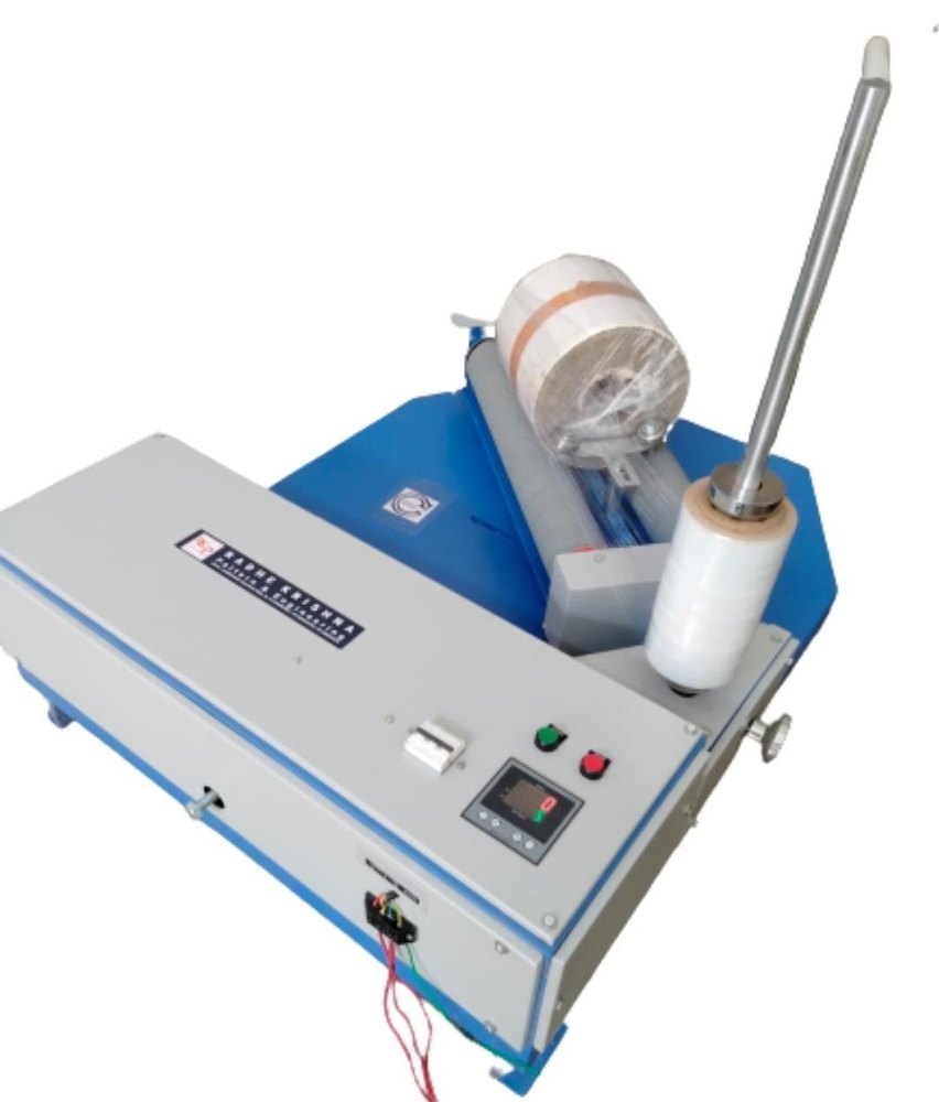 Mild Steel Round Box Stretch Wrapping Machine., Automation Grade: Automatic