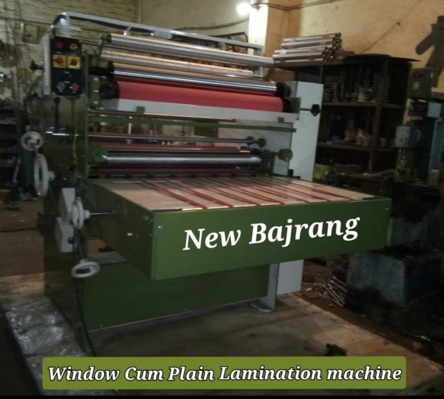 Window Cum Plain Lamination Machine