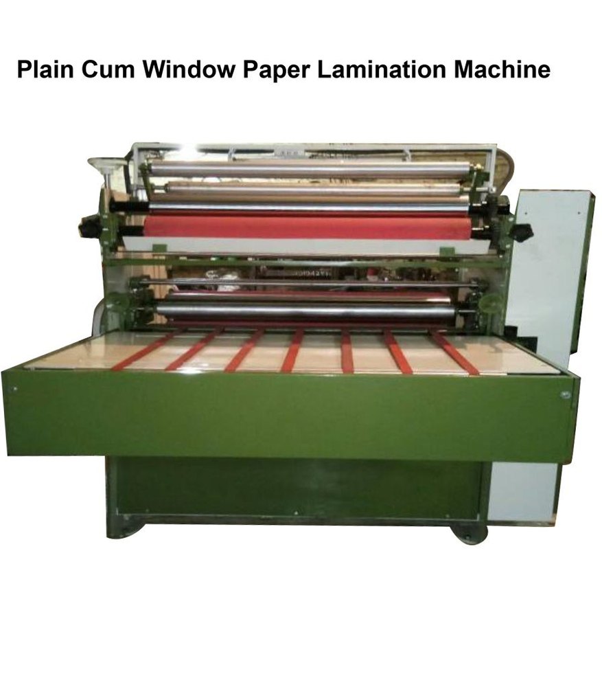 Plain Cum Window Paper Lamination Machine