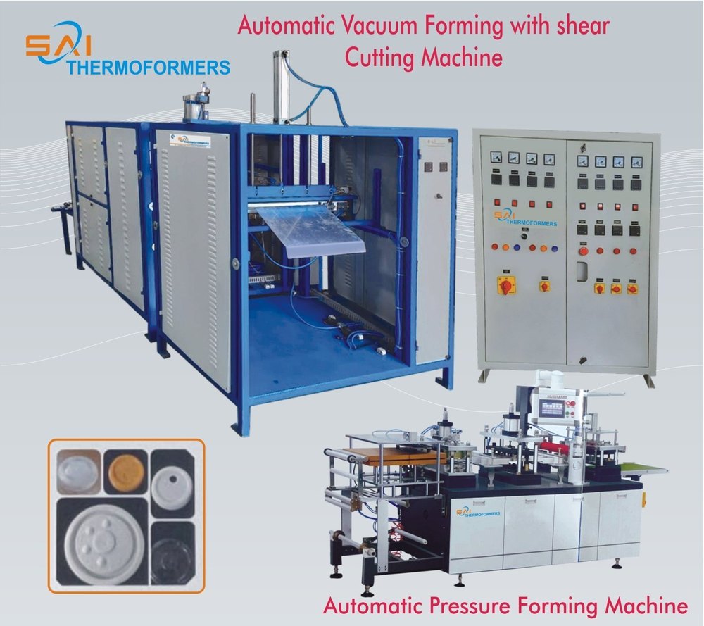PVC Shear Cutter Vacuum Forming Machine