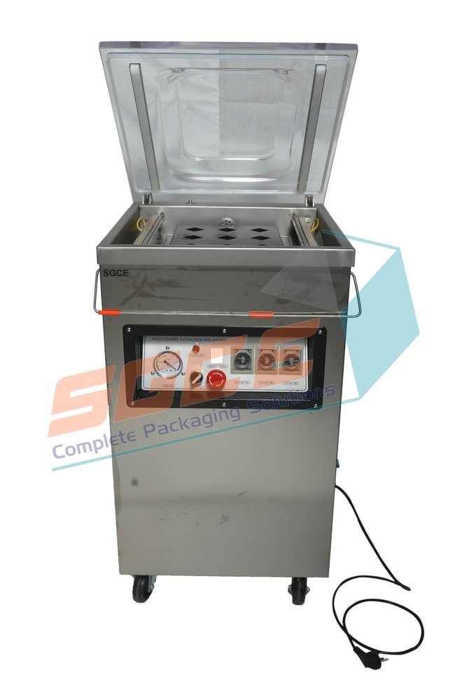DZ-400/2D SINGLE CHAMBER VACUUM PACKAGING MACHINE ANALOG TYPE, Packaging Type: Wooden Box
