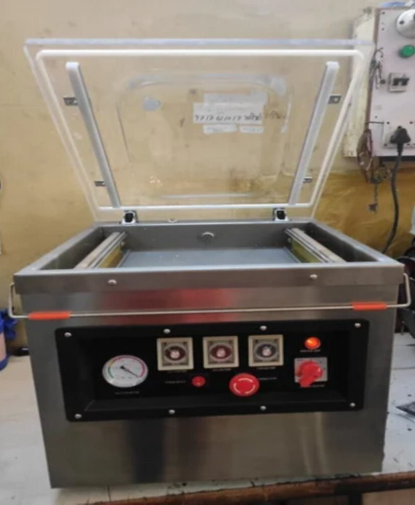 Single Table Top Vaccum Packaging Machine, 60kg