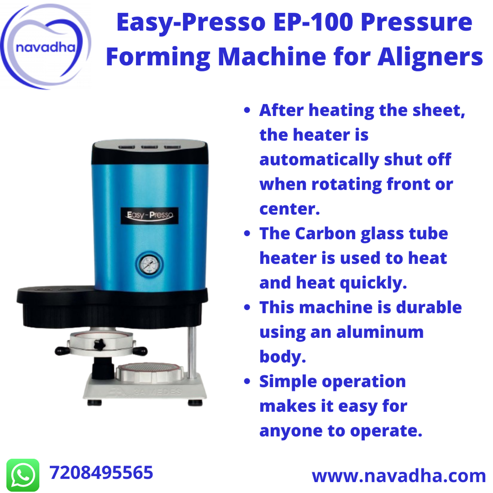 Blue Pressure Forming Machine for Aligners, For Dental