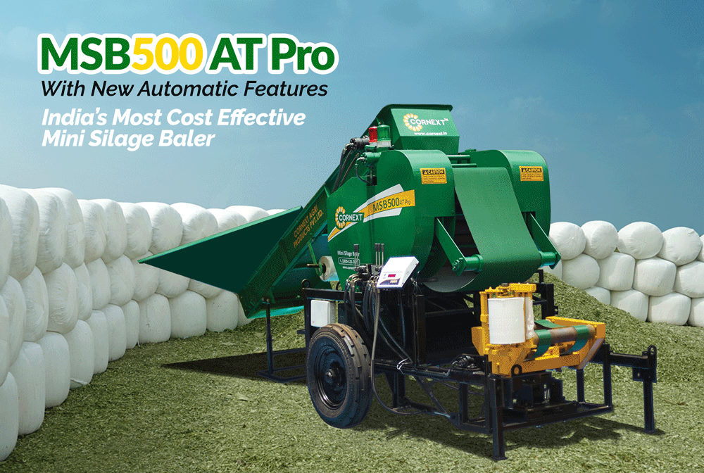 MSB500 AT Pro Mini Silage Baler Machine For Agriculture