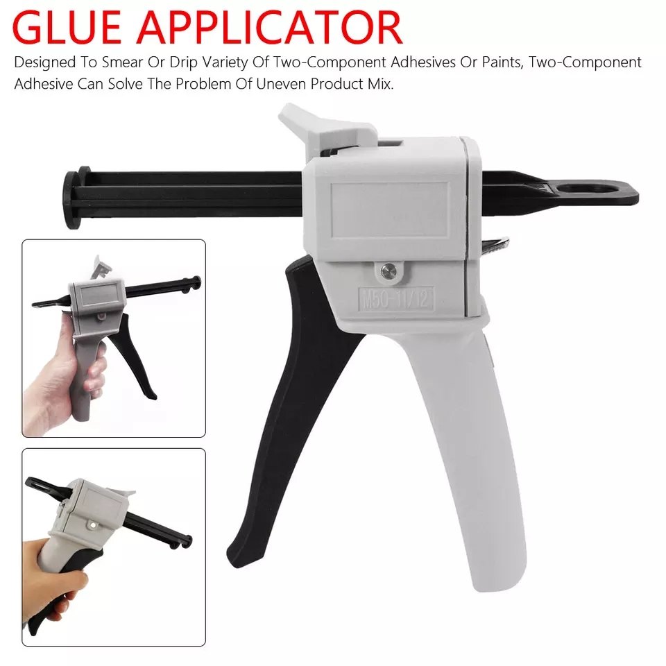 Manual Dual Cartridge Adhesive Applicator Gun, 50 Ml