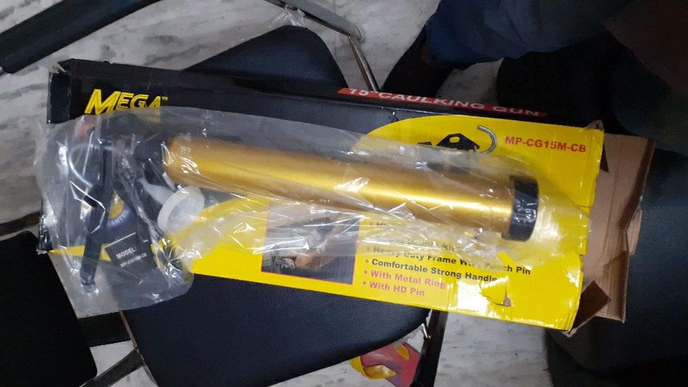 Aluminium Silicone Gun, Pneumatic, High Temperature