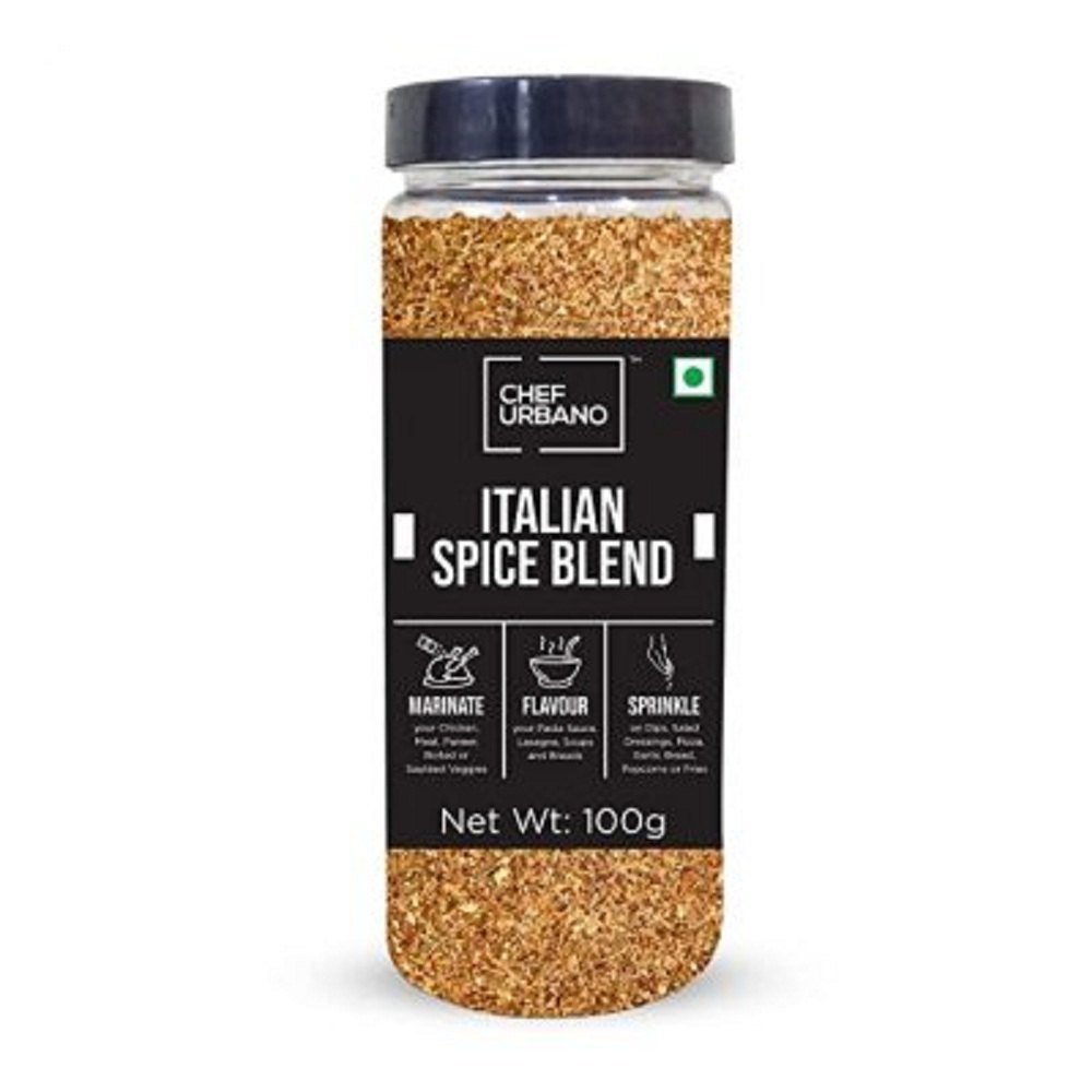 Chef Urbano Spice Mix Italian Spice Blend 100 Gms, Packaging Type: Jar