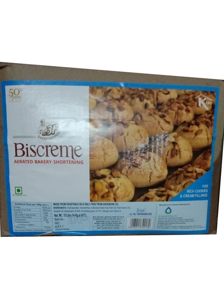 Egg Less Biscreme Margarine, Packaging Size: 15 Litre