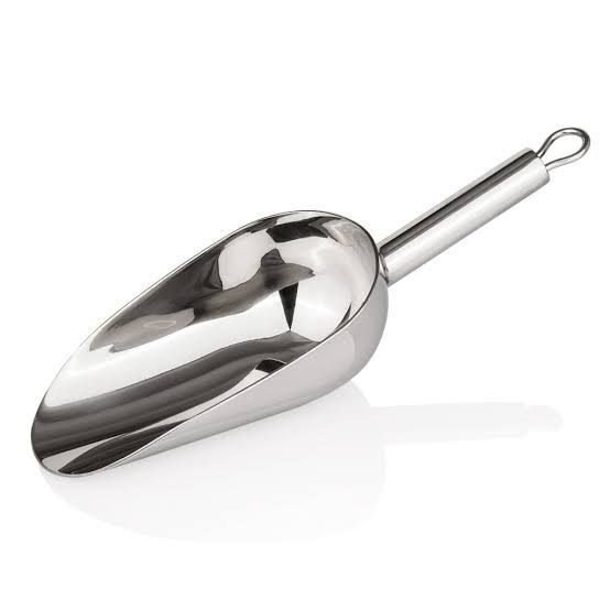 Pharmaceutical stainless steel scoop