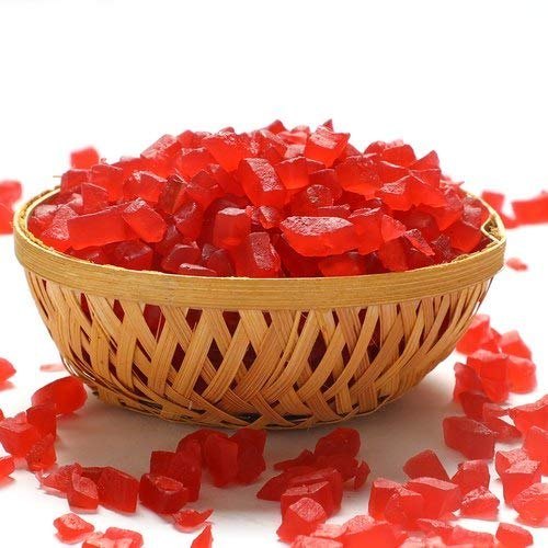 TUTTY FRUTTI -RED -1KG, For Bakery, Gel