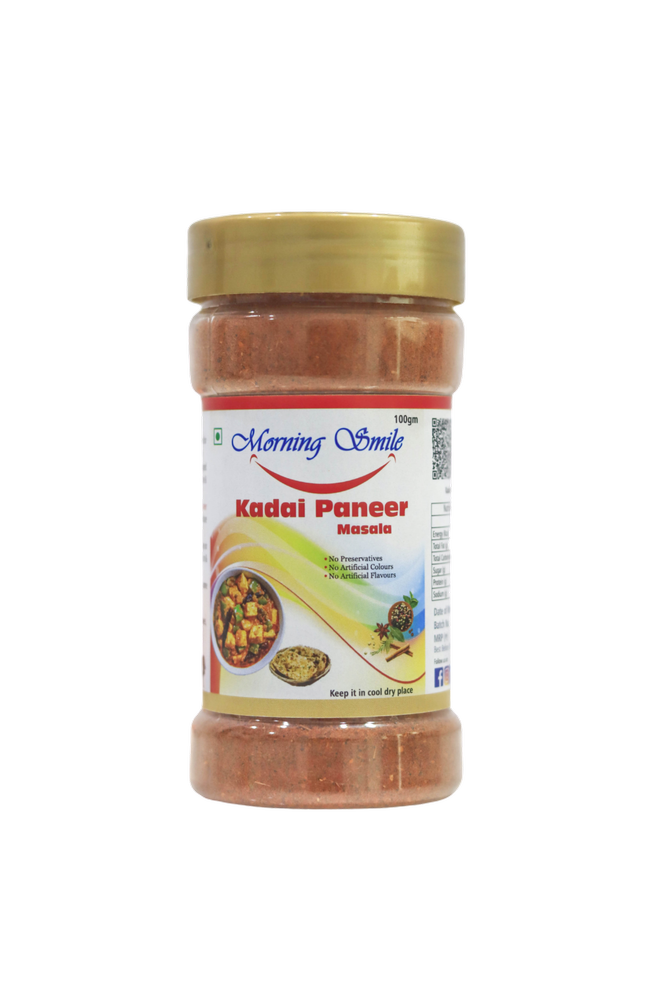 Morning Smile Kadai Paneer Masala, Packaging Size: 100 g, Packaging Type: Bottles
