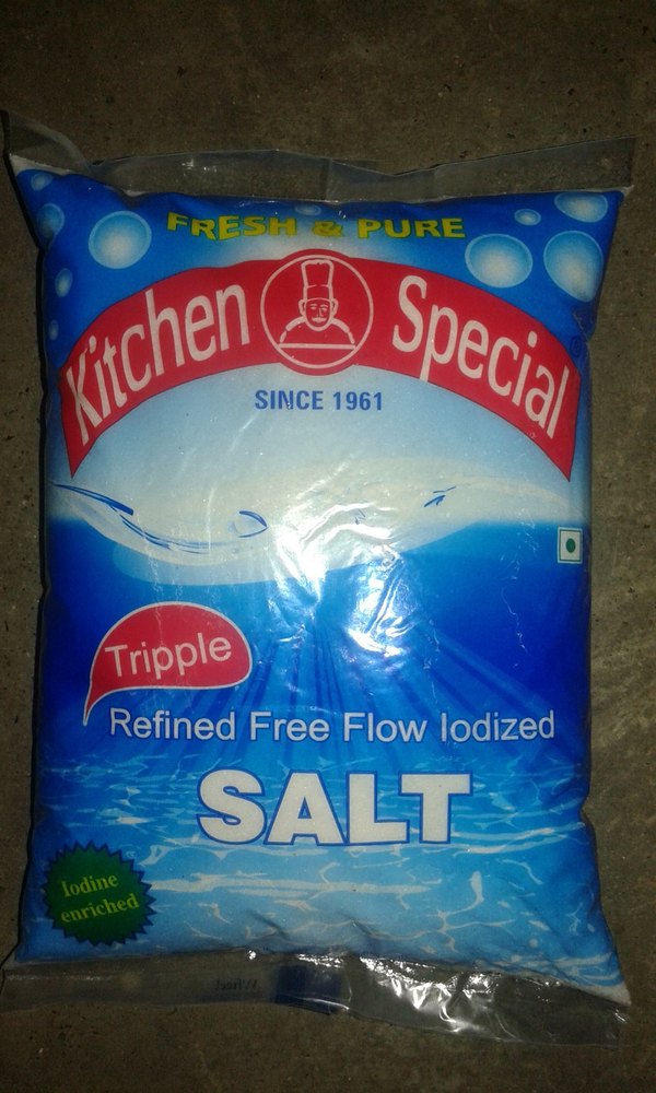 KITCHEN SPECIAL White Tuticorin Iodized Salt, Packaging Type: Pouch, Packaging Size: 500 g