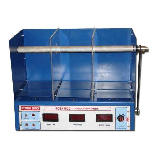 Mild Steel Rectangular Labappara Rota Rod Apparatus