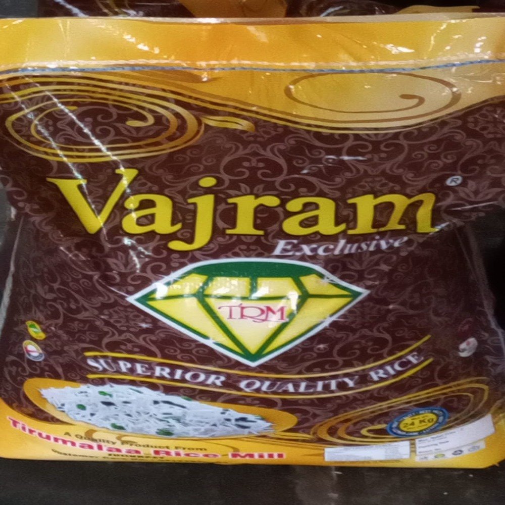 White Vajram Steam Half Boiled Rice, Bag