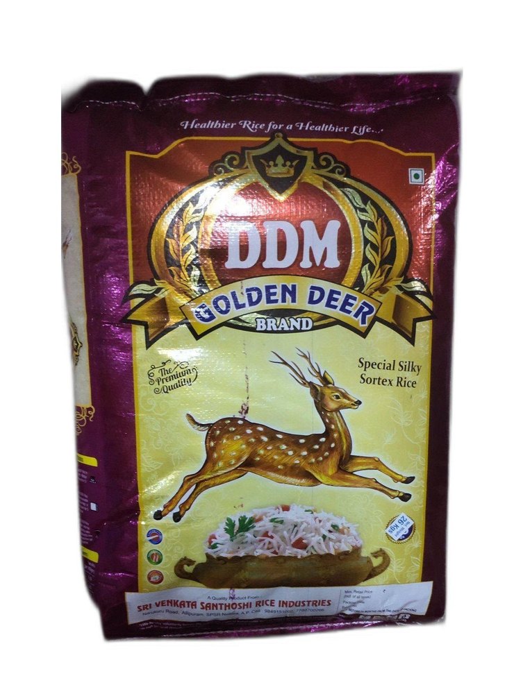White 26 kg DDM Golden Deer Sortex Rice, Bag
