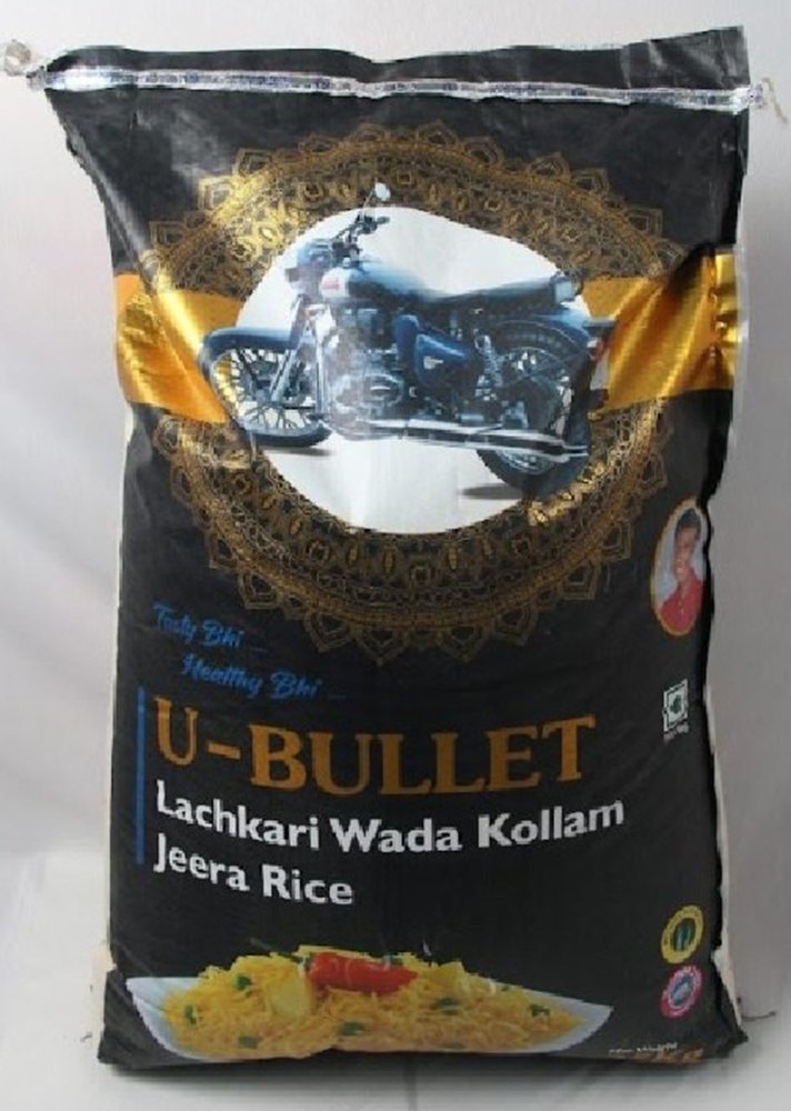 U Bullet Lachkari Wada Kollam Jeera Rice, Packaging Type: PP Bag, Packaging Size: 25 Kg