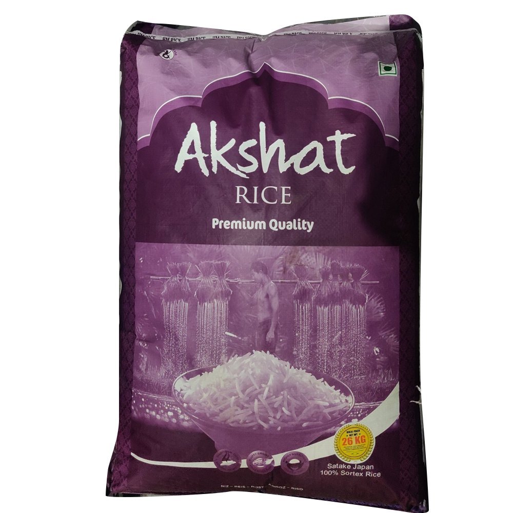 Akshat Premium Quality Basmati Rice, Bag, 26kg