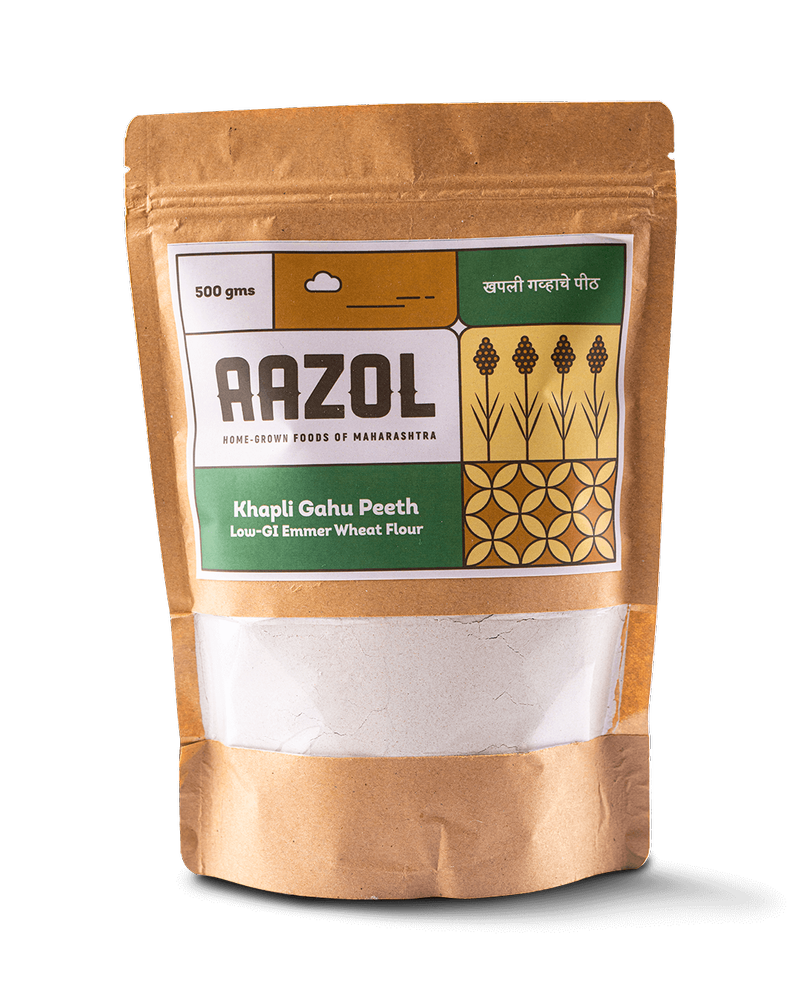 Indian White Aazol Khapli Gahu Peeth 500gm, Packaging Type: Packet, 6 Months