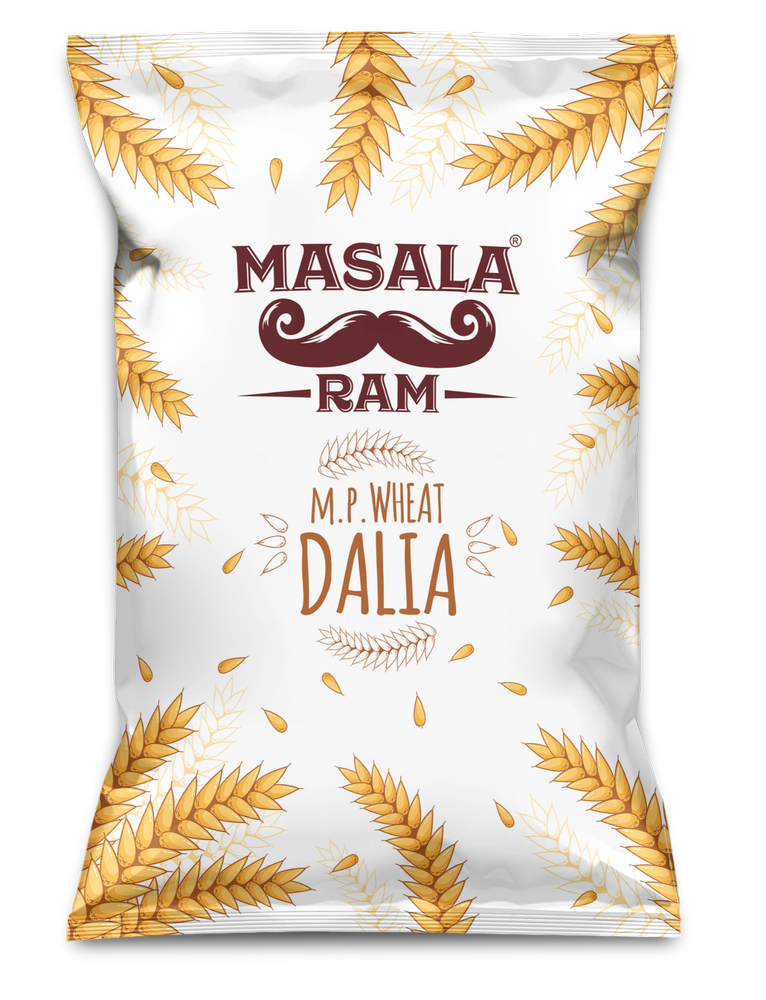 Brown 400gm Masala Ram MP Wheat Daliya, High in Protein