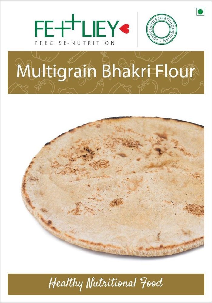 Fettliey Fssai Certified Bhakri Multigrain Flour, 250 Gms, Packaging Type: Box