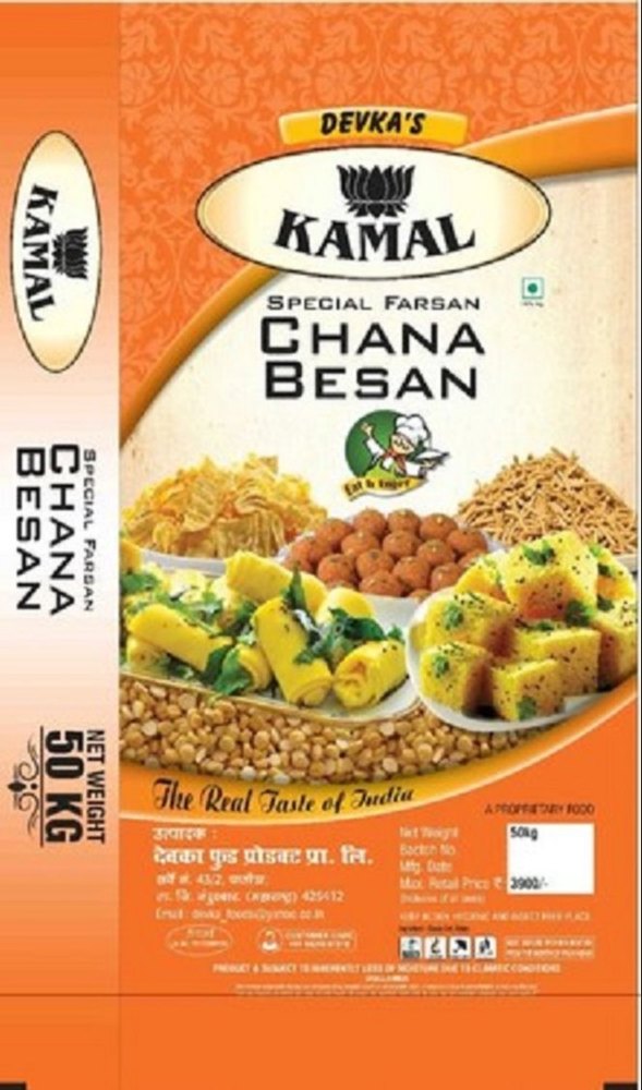 Kamal Vegetarian Devka Farsan Chana Besan, 50kg