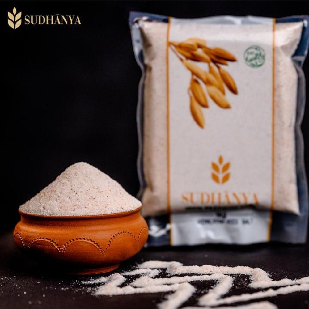 Sudhanya Pink Organic Himalayan Salt Powder, 1 kg