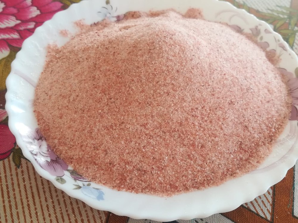 Powder Free Flow Dark Pink Himalayan Rock Salt, Packaging Type: Plastic Bag, Grade Standard: Super Fine