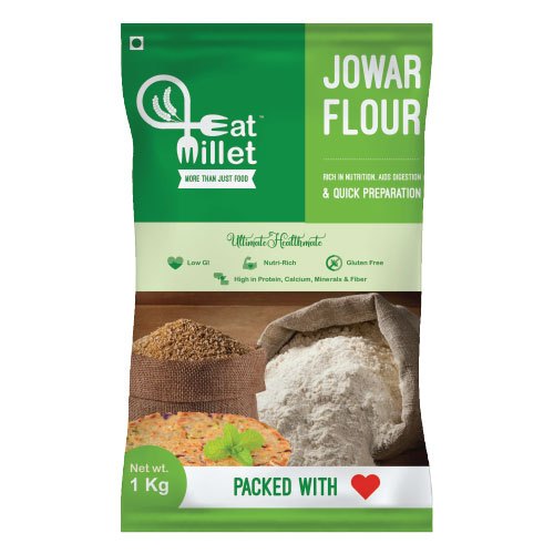 Jowar Flour, Packaging Size: 1 Kg, Packaging Type: Packet