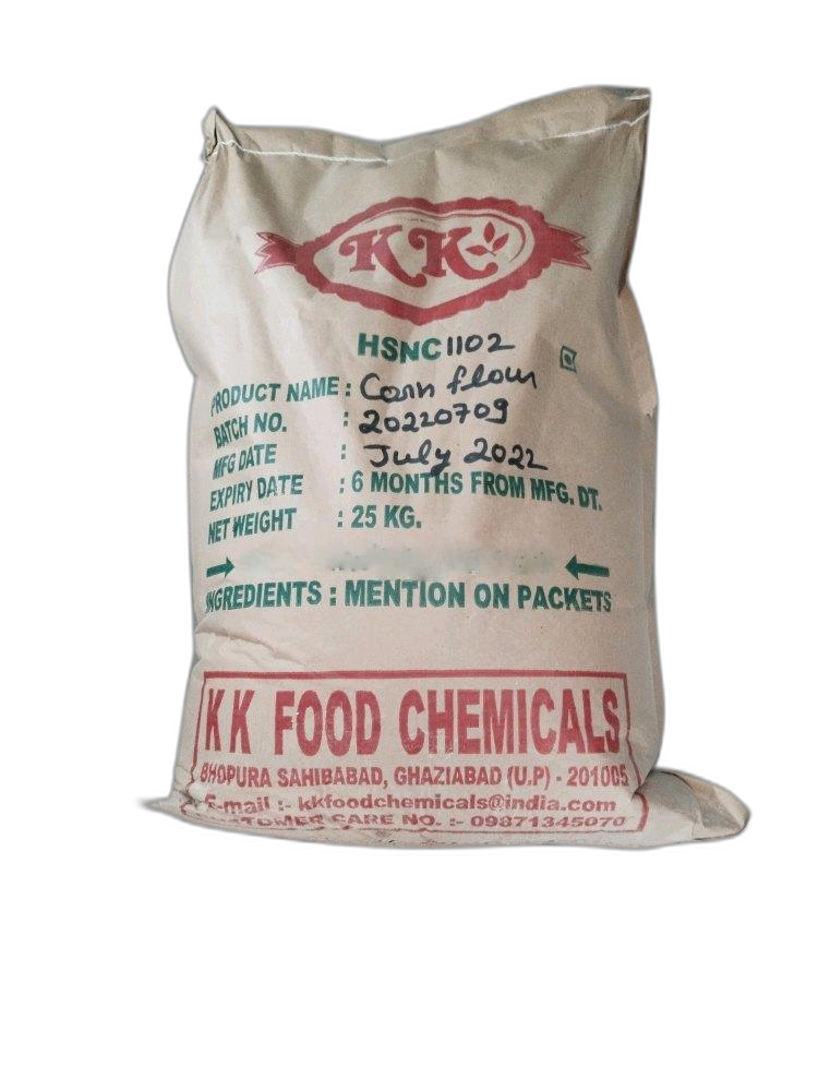 Yellow Corn Flour Gluten Free, 25 kg, Packaging Type: Bag