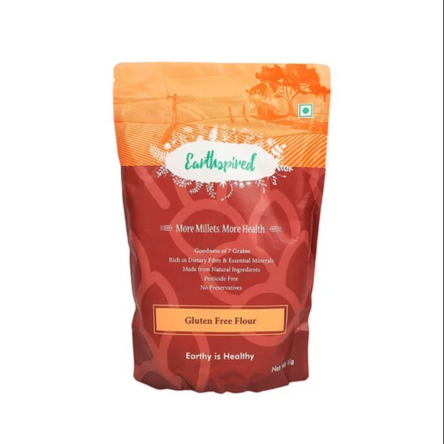 Earthspired Gluten Free Flour, Packaging Size: 1 kg, Packet