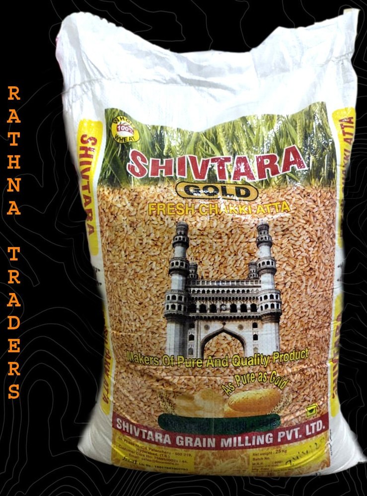 Atta Chakki Shivtara Gold 25 Kg Bag