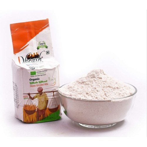 Dheash Indian Organic Whole Wheat Flour 500gms, Packaging Type: Plastic Packet, 12 Months