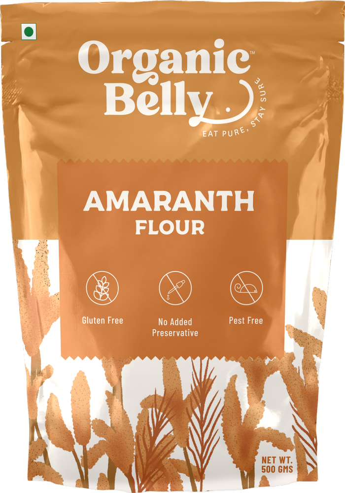 Organic Belly Indian Amaranth Flour, 500gm, Packaging Type: Packet