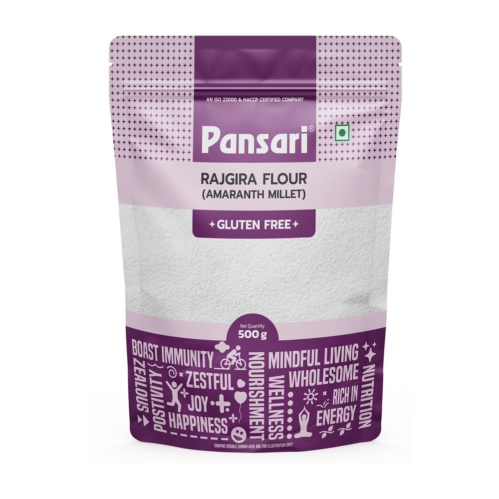 Indian 500 G Pansari Rajgira Flour, Packaging Type: Packet