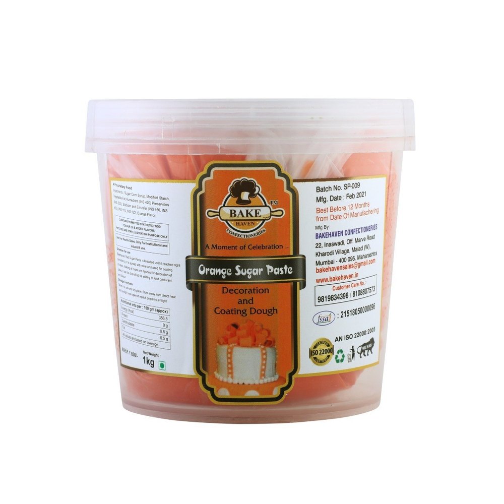 Orange Sugar Paste, Packaging Size: 1 Kg