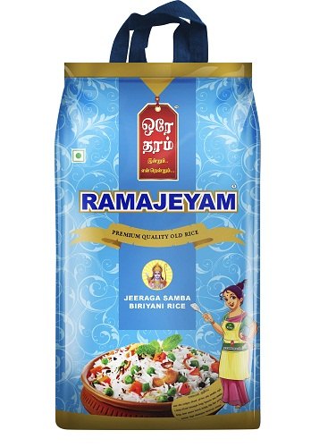 White Ramajeyam Seeraga Samba Briyani Rice